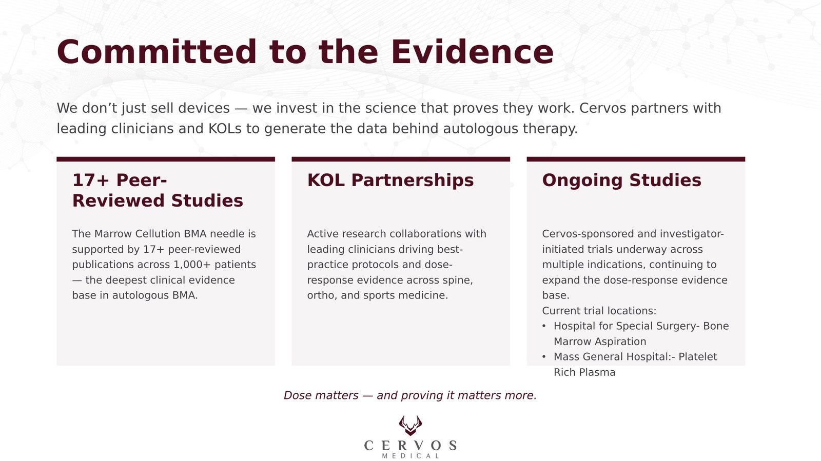 Cervos Corporate Overview — slide 11 of 15